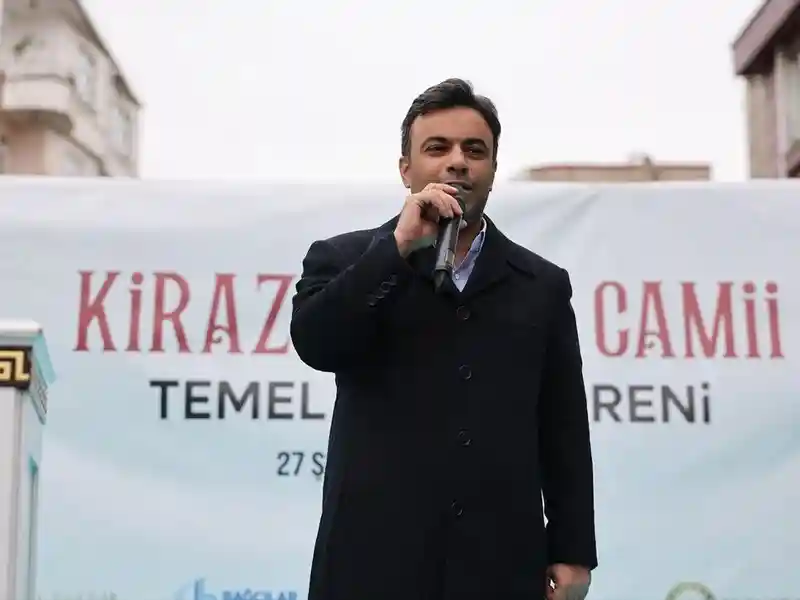 Bağcılar'da Kentsel Dönüşüm Kapsamında Yeni Kuba Camisi Temeli Atıldı