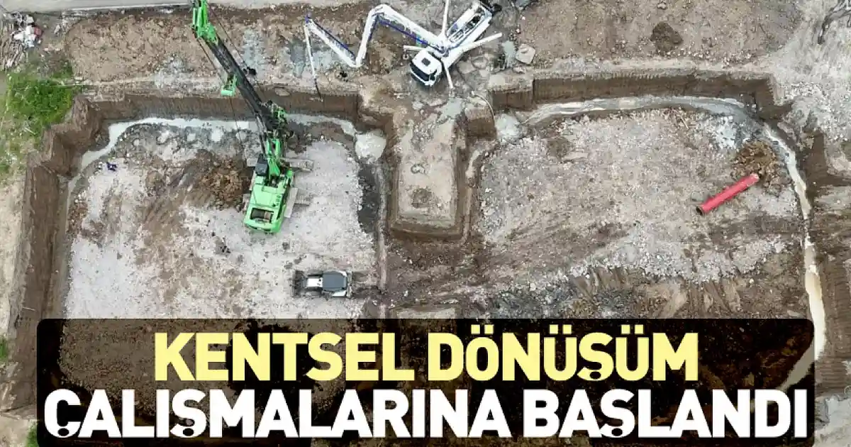 Belediye Başkanı Hüseyin Dündar Kentsel Dönüşüm Çalışmalarını Yerinde İnceledi