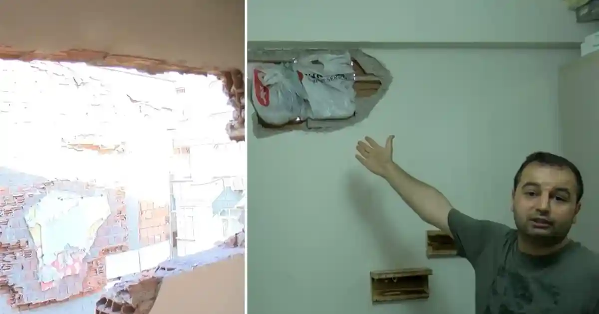 Gaziosmanpaşa’da Yıkım Sırasında Bitişikteki İki Apartmanın Duvarlarında Hasar Oluştu: Baba ve Çocuğunun Üzerine Molozlar Düştü