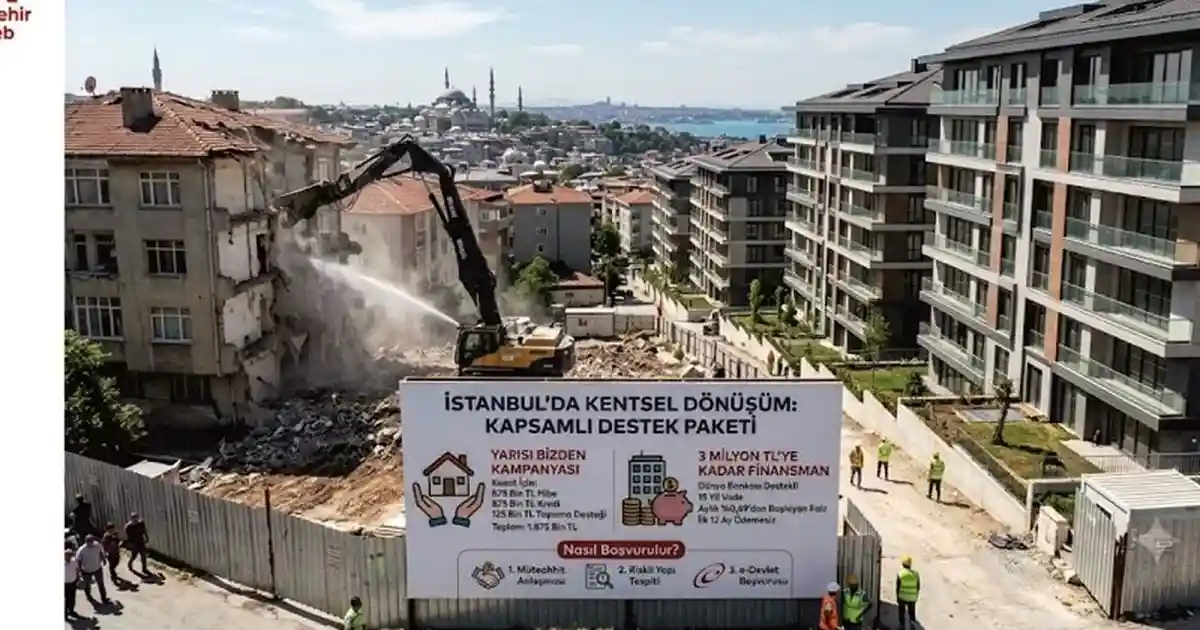 İstanbul'da 1 Milyon Konut Dönüştü