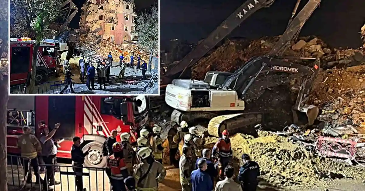 Küçükçekmece'de Bina Çök! 3 Kişi Yaralandı