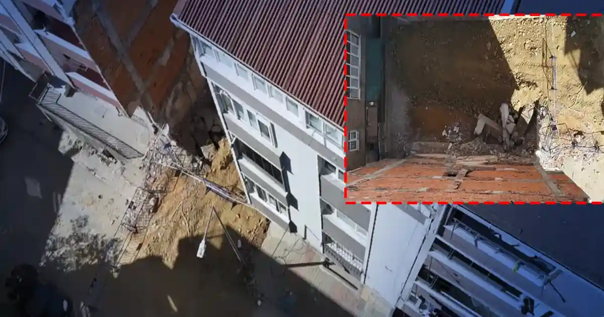 Sultangazi'de Korku Dolu Anlar: Temelinde Kayma Olan 4 Katlı Bina Tahliye Edildi