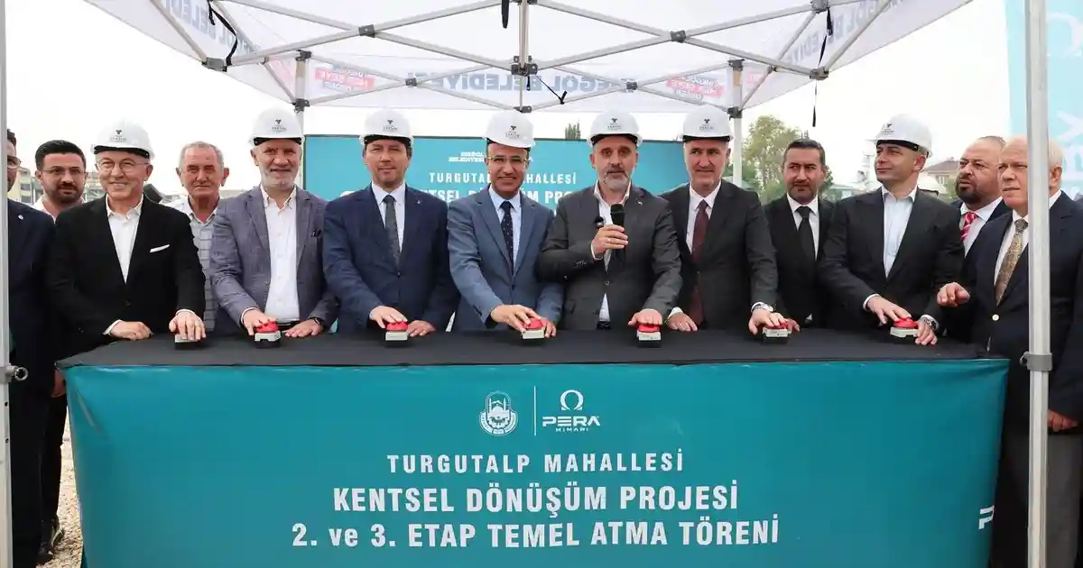 Bursa'da 600 Bin Riskli Yapıya Karşı İnegöl'de Kentsel Dönüşüm Temeli Atıldı